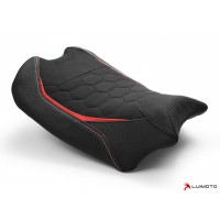 LUIMOTO HEX-R Rider Seat Cover for DUCATI PANIGALE V4 / S / R / Speciale (18-21) LUIMOTO HEX-R Rider Seat Cover for DUCATI PANIGALE V4 / S / R / Speciale (18-21)